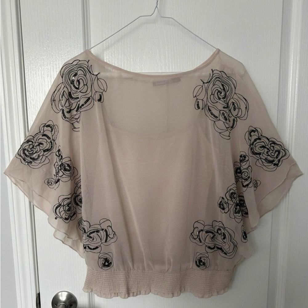 Smart Set Floral Top with Camisole - Picture 2 of 2